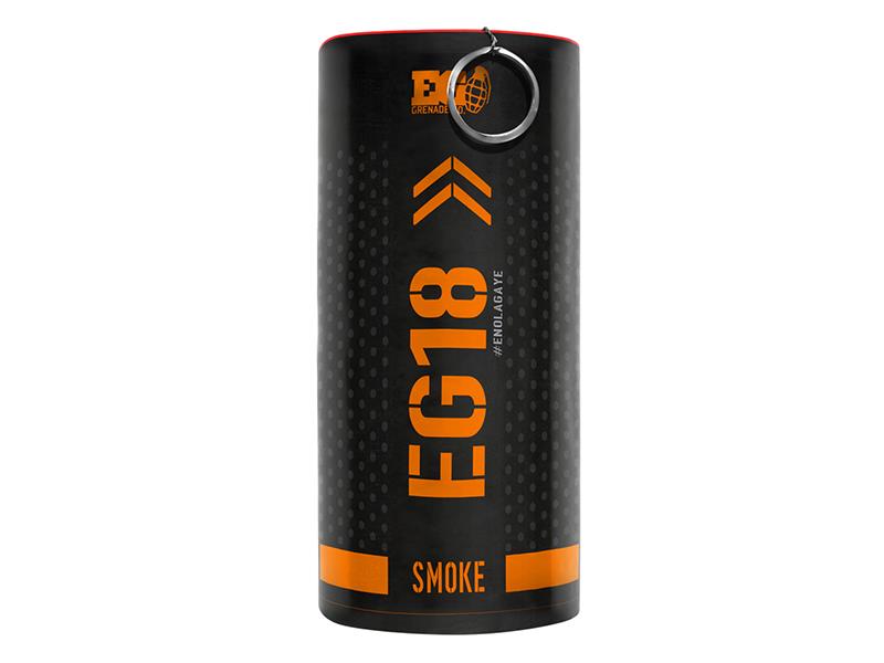 Enola Gaye EG18 Wire Pull Smoke Grenade (EG18AO - Orange) - 90s