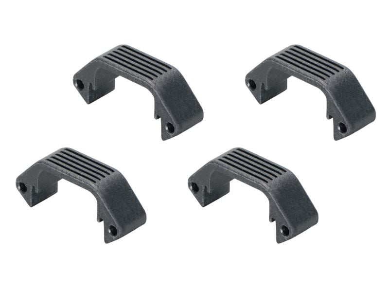 Ares Amoeba Handguard Half Unit (Black - 4 Pieces Set) (AM-DH-015-BK)