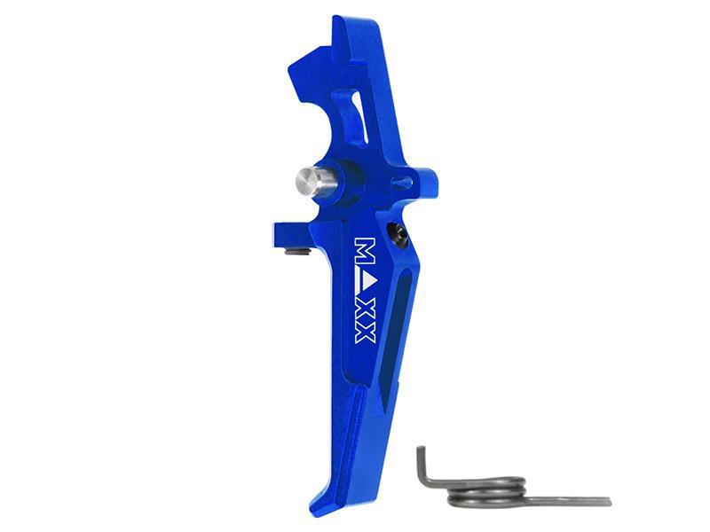 Maxx Model CNC Aluminum Advanced Speed Trigger (Style E) (Blue)