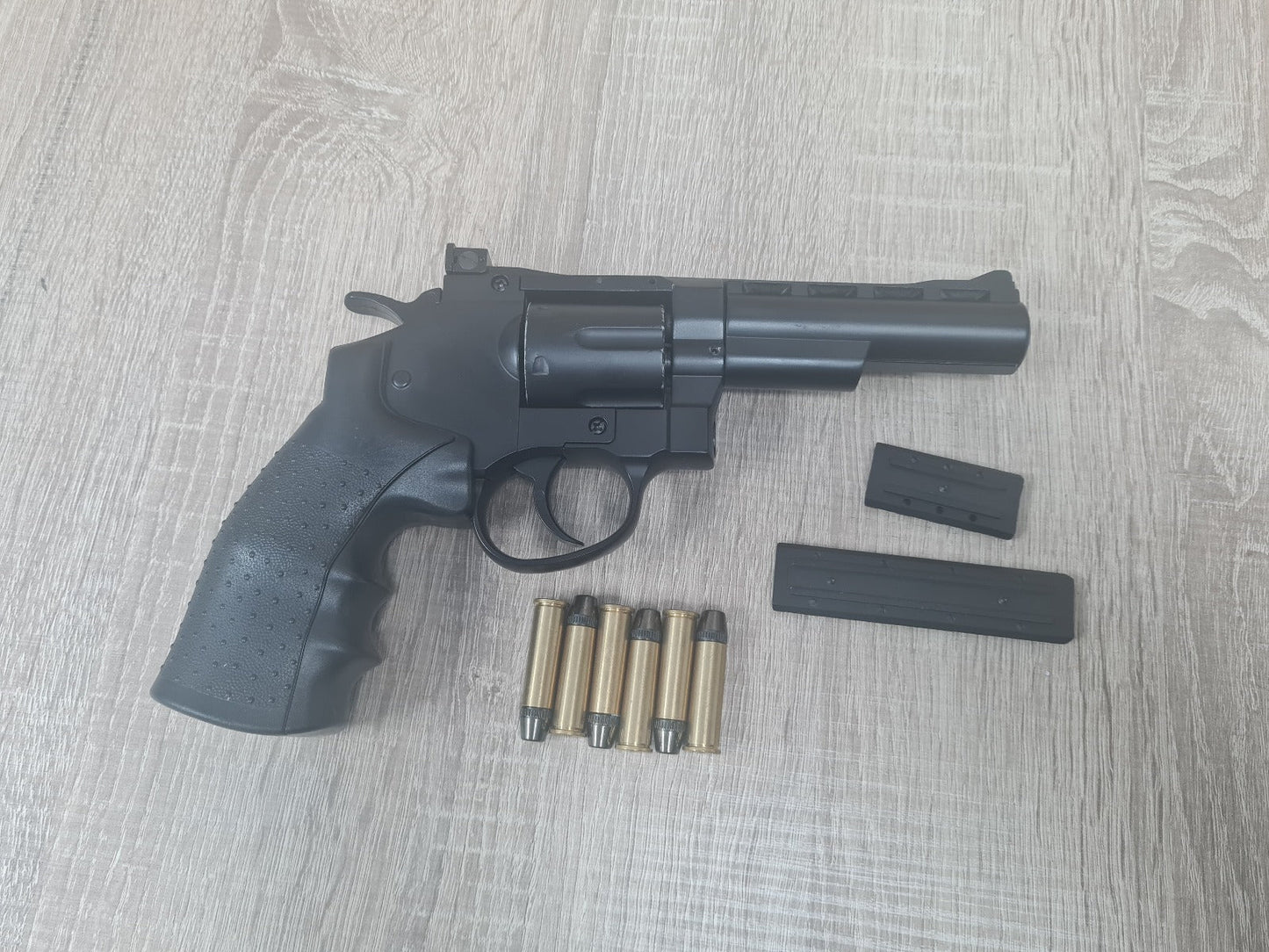 Hwasan 4.0" Co2 Revolver (4.5mm/.177 - Black - Full Metal)