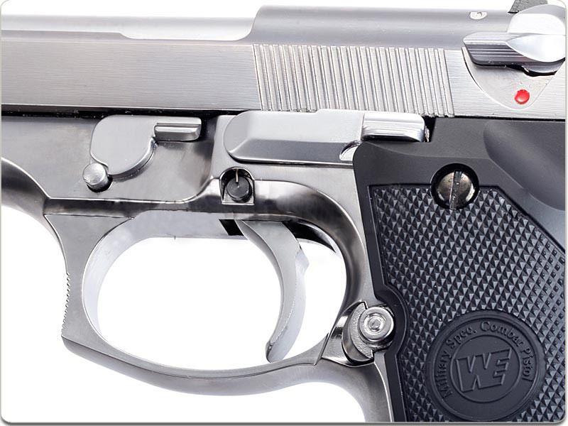 WE M92 GBBP (Full Metal - Silver)