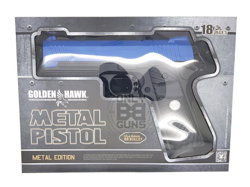 Golden Hawk 5.1 Custom Series Pistol (1:1 Scale - Full Metal Slide - Blue)