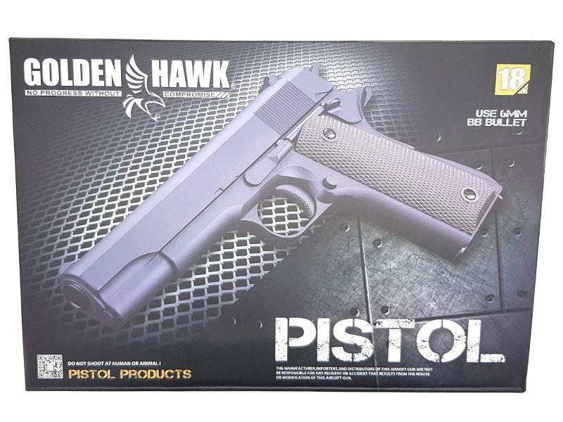 Golden Hawk 1911 Series Pistol (1:1 Scale - Polymer - Black)