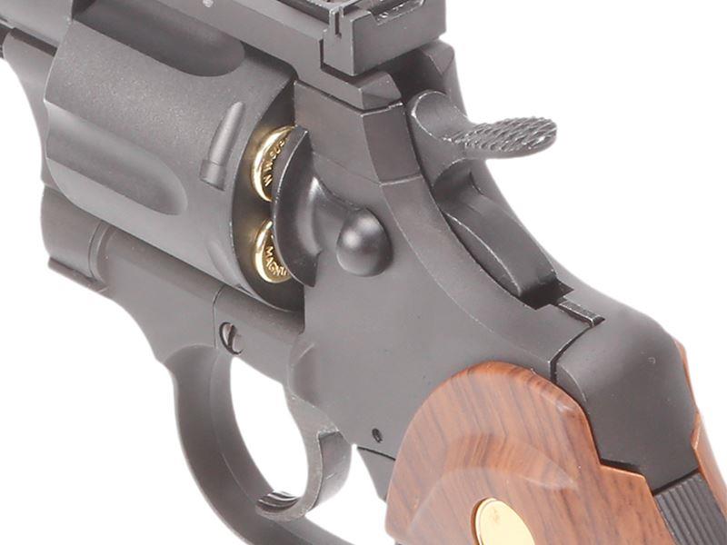 King Arms 4.0" 357 Custom I-GAS (Full Metal - Black - KA-PG-01-M-GAS)