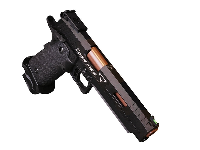EMG x STI/TTI Licensed JW3 2011 Combat Master Gas Blowback Pistol (Black)