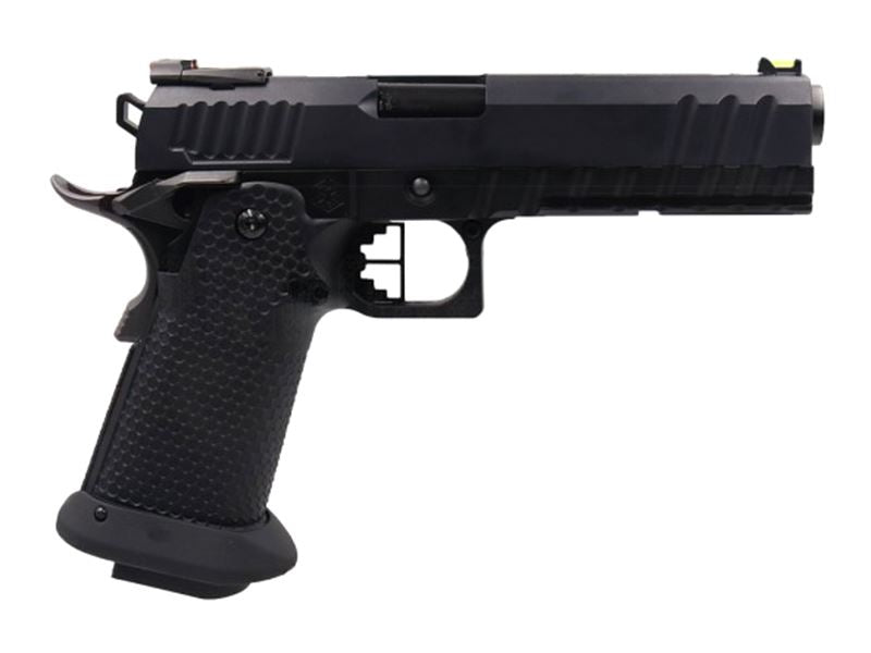 Armorer Works Custom Black Ace Hi-Capa GBBP (Black Slide - Black Barrel - AW-HX2033)