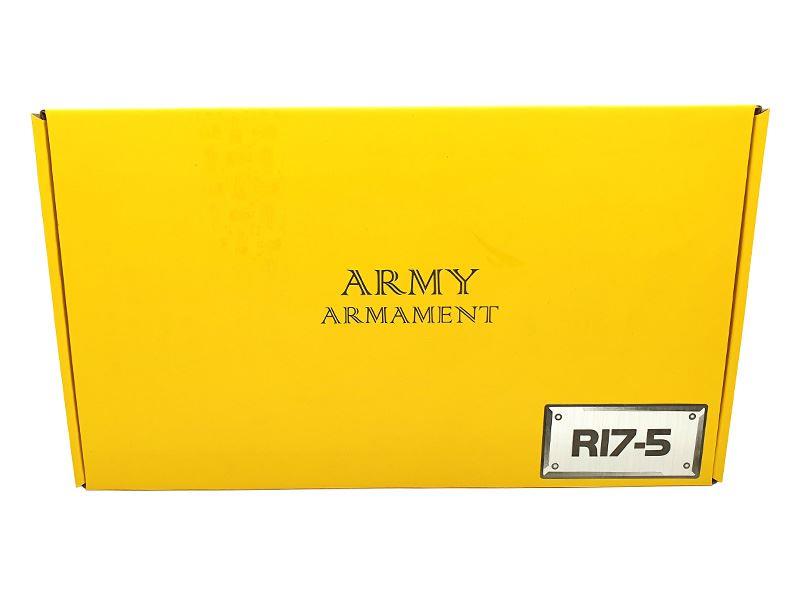 Army 17 Series Gas Blowback Pistol (Polymer Body and Slide - Black - R17-5)