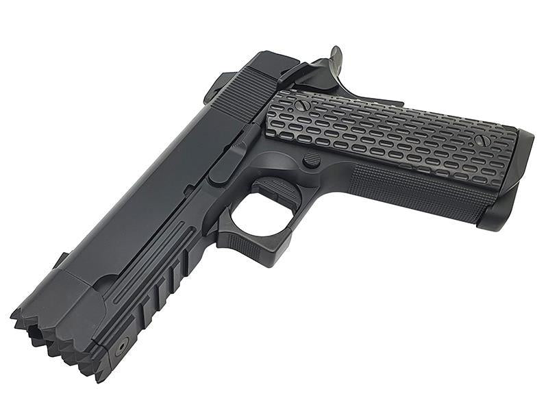 Golden Eagle Strike Warrior 1911 Gas Blowback Pistol (Metal - Black - 3305)