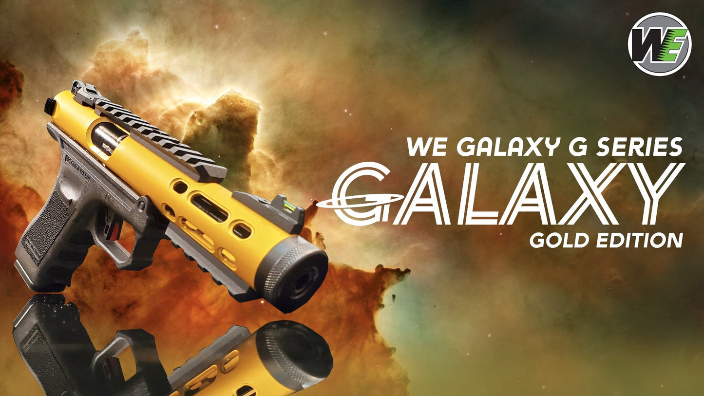 WE Galaxy G Series Gas Blowback Pistol (Gold)