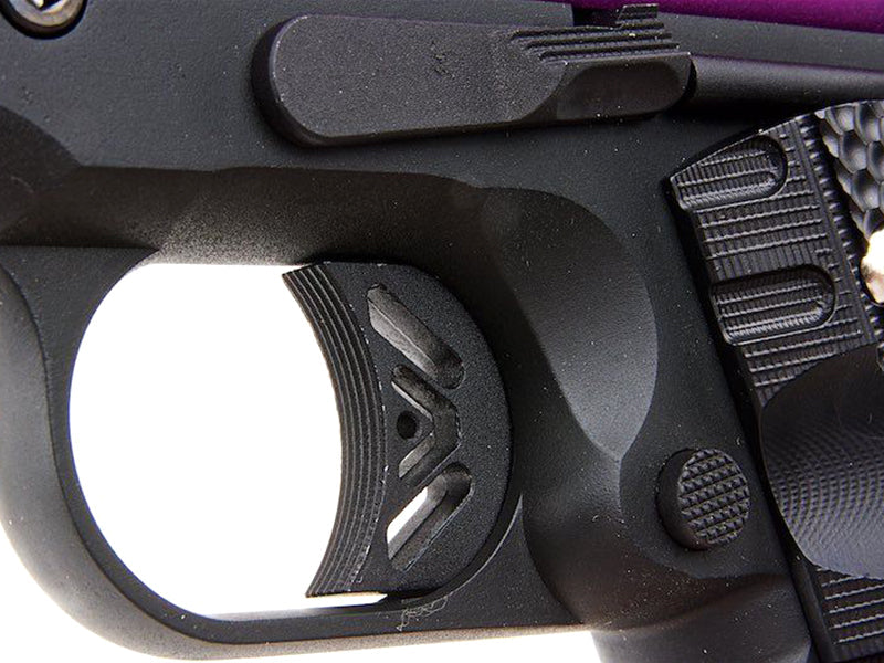 WE Galaxy 1911 Gas Blowback Pistol (Black Frame - Purple Slide)