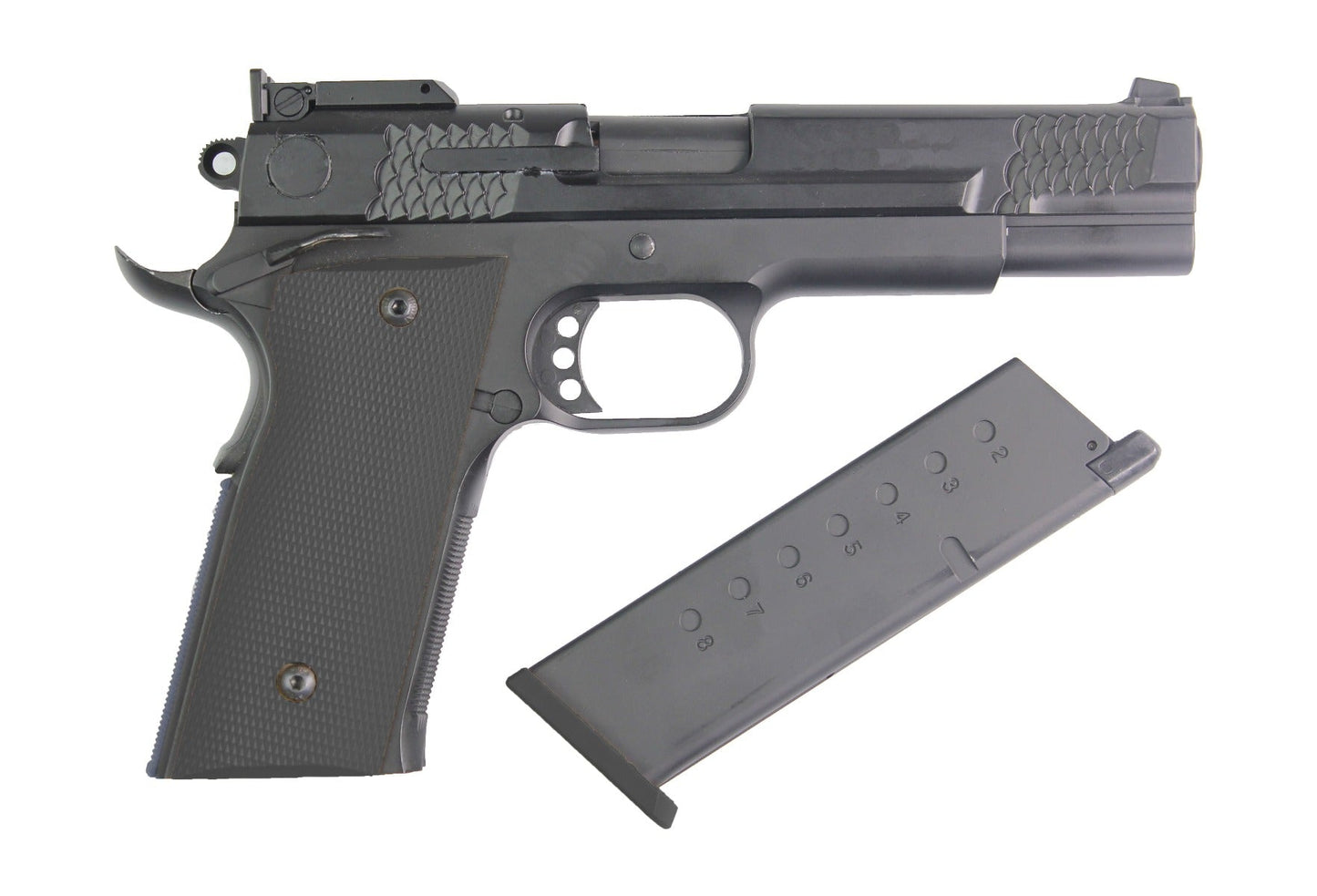 Double Bell M945 Gas Blowback Pistol with Case