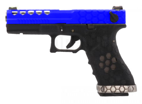 Armorer Works Custom Hex Cut GBB (AW-VX0201 - BLUE)