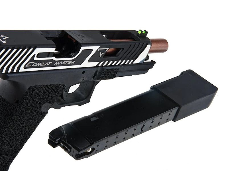 EMG x TTI 34 Series Custom Combat Master Slide with OMEGA Frame pistol (Co2 - Dual Tone - By APS - 96679)