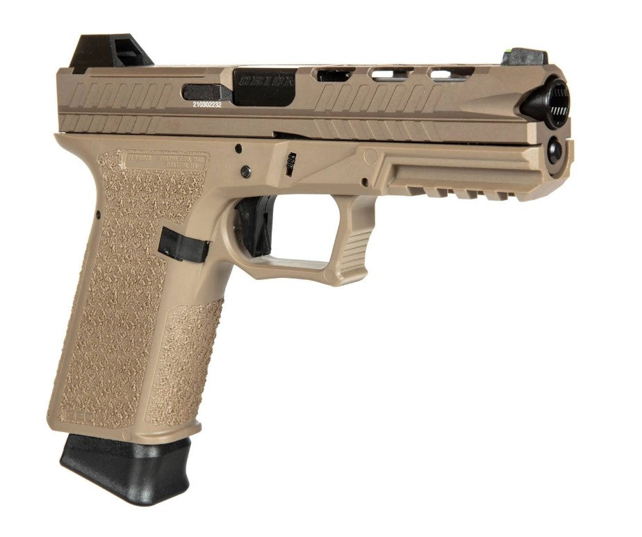 Poseidon Orion NO.2 Gas Blowback Pistol (PPW-O2-A-TAN - 310202 - Tan) Gen 2