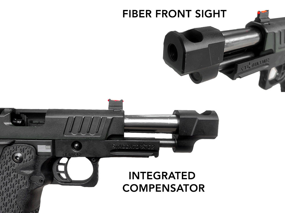 Staccato Licensed C2 COMP SOC 2011 Gas Blowback Airsoft Pistol (Licensed by EMG - by Army - R612-4)