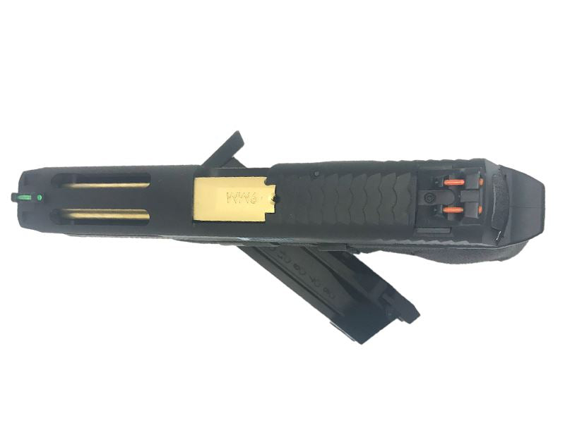 WE Custom Big Bird Black (Black Slide and Gold Barrel - Cut Slide)