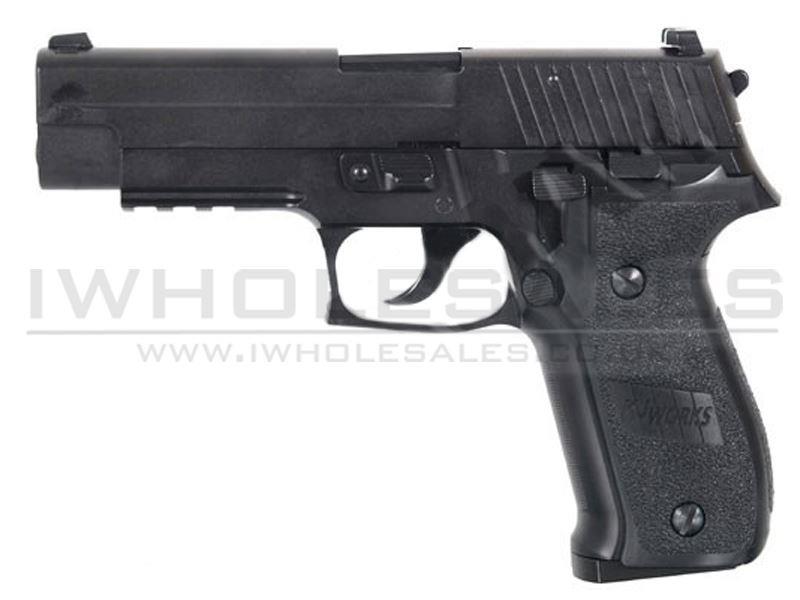 KJWorks 226 Gas Blowback Pistol (Full Metal - Black - KJW-KP01)