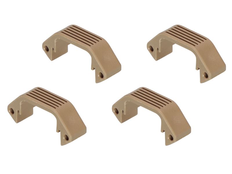 Ares Amoeba Handguard Half Unit (Tan - 4 Pieces Set) (AM-DH-015-DE)