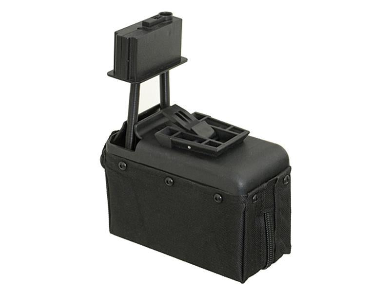 A&K M249/LMG Sound Control Box Magazine (1500 Rounds - Black)
