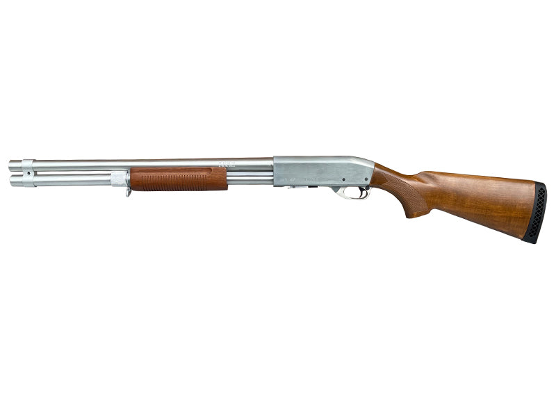 S&T ST870 STD Spring Shotgun (Full Metal - Silver - Limited Edition)