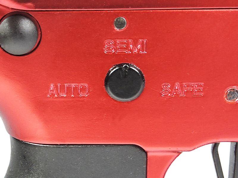 APS "Boar Tactical - Demolition" Silver Edge 17" KeyMod (Tron Stock) AEG (ASR-119X - Red)