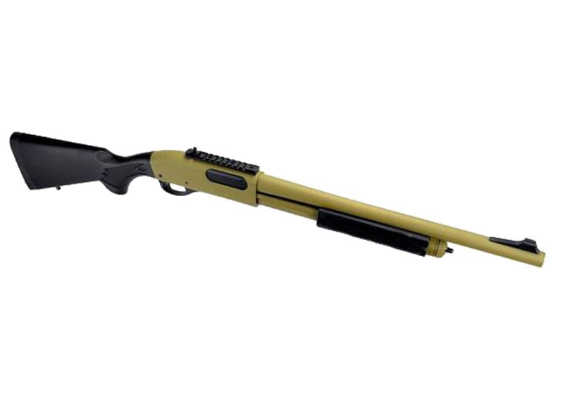 Golden Eagle M870 Tri-Shot Gas Pump Action Shotgun (Long - Tan - M8870 - V2)