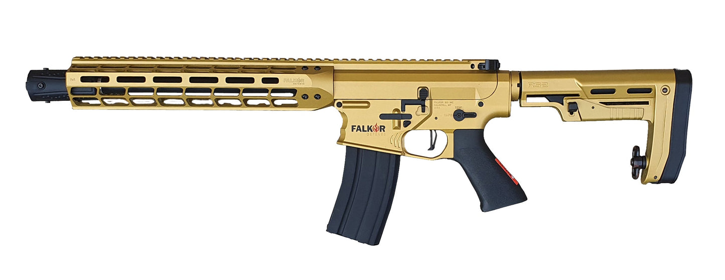 EMG Falkor Blitz Gold AR-15 SBR AEG (Gold - FD-B-G)