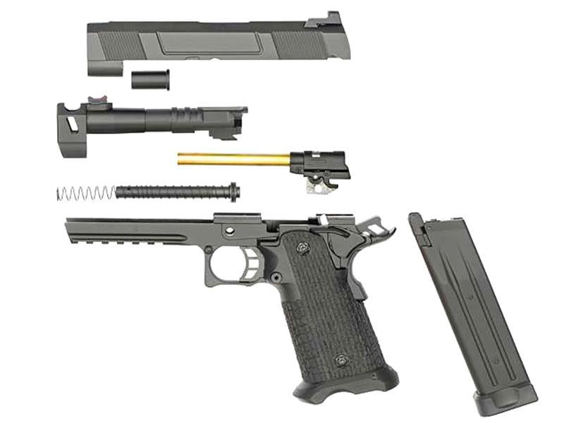 Army Custom 5.1 Hi-Capa with Costa Compensator (Full Metal - Black - R501)
