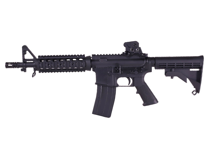 Golden Eagle M4 RIS CQB Gas Blowback Rifle (Metal - Black - MC6624M)