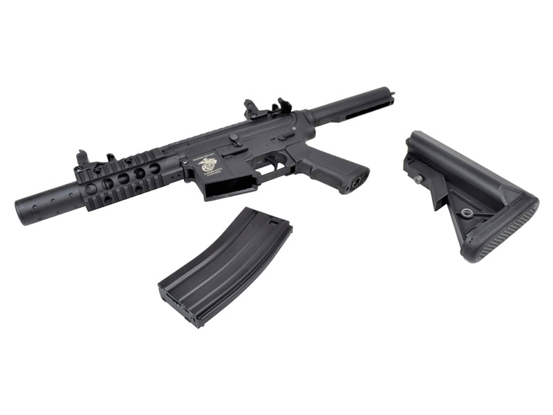 D|Boys M4 5" with Inbuilt Silencer AEG (Polymer - Black - 1171)