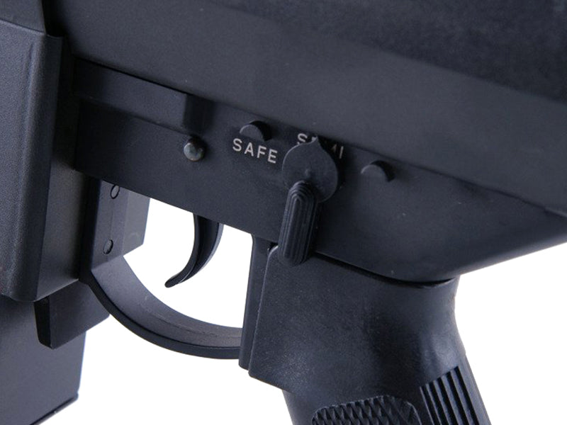 Barrett M82A1 Electric AEG Sniper Rifle Compact with Scope and Bipod (Snow Wolf - Black - SW-02CQB-A-BK)