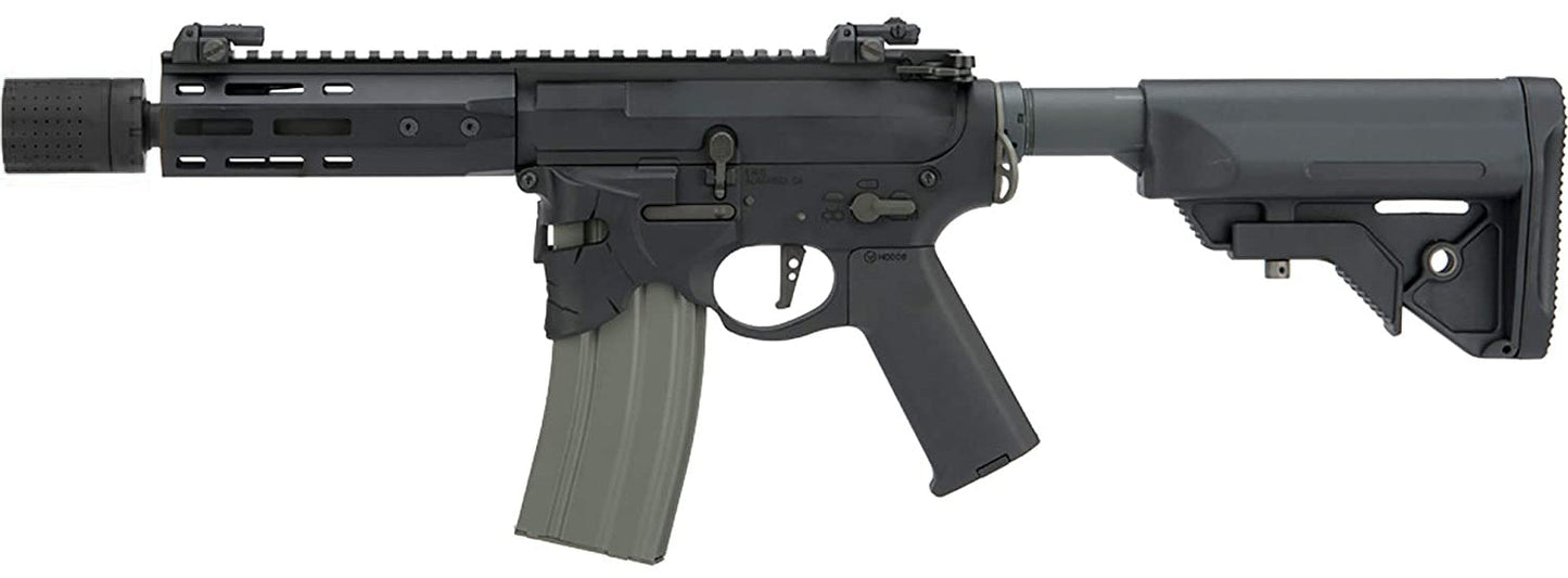 Ares x Sharps Bros. M4 Octarms M-Lok Rail with OverThrow Lower Receiver (S - Black - M4-SB-OT-S-BK)