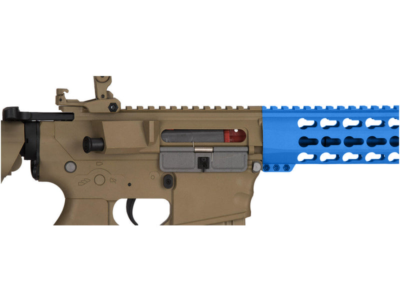 Lancer Tactical M4 LT-12K Keymod AEG Rifle (Inc. Battery and Smart Charger - Blue)