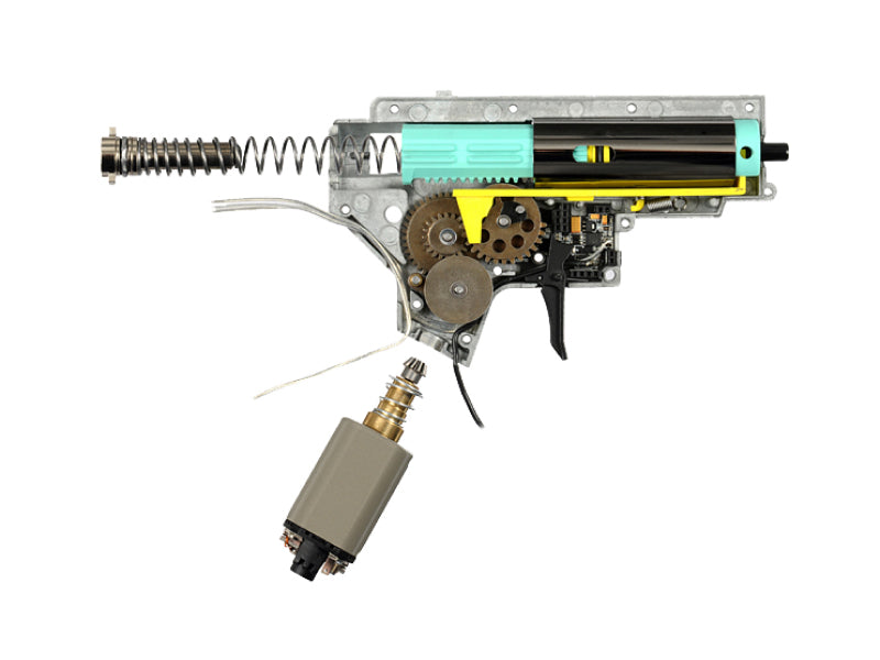 Double Eagle x Aeroknox M4 13.5" AEG Rifle with Falcon EFCS (Metal CNC Handguard - Black - M916B)
