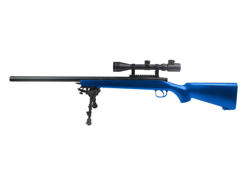 Double Bell VSR-10 Sniper Rifle with Scope and Bipod (Blue - 201-E)