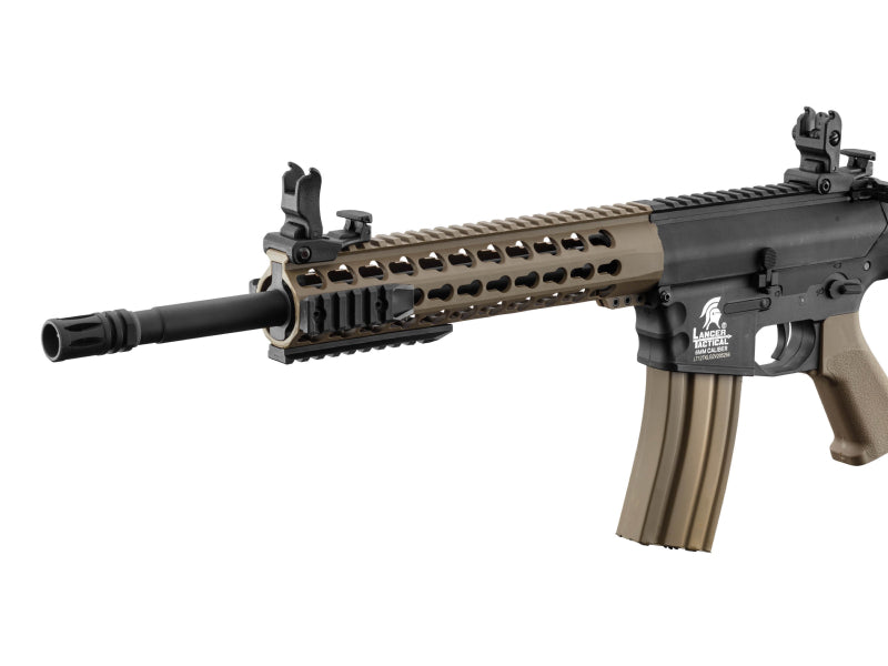 Lancer Tactical M4 LT-12K Keymod AEG Rifle (Inc. Battery and Smart Charger - Tan - V2)
