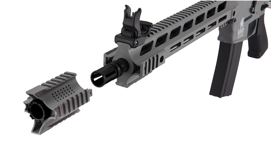 Lancer Tactical M4 LT-25 Gen 2 Interceptor RIS Carbine AEG Rifle (Inc. Battery and Smart Charger - Urban Grey)