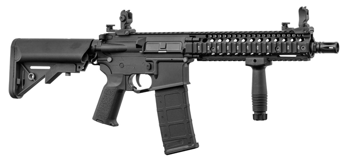 Lancer Tactical MK18 LT-18 Gen 2 Interceptor RIS Carbine AEG Rifle (Inc. Battery and Smart Charger - Black)