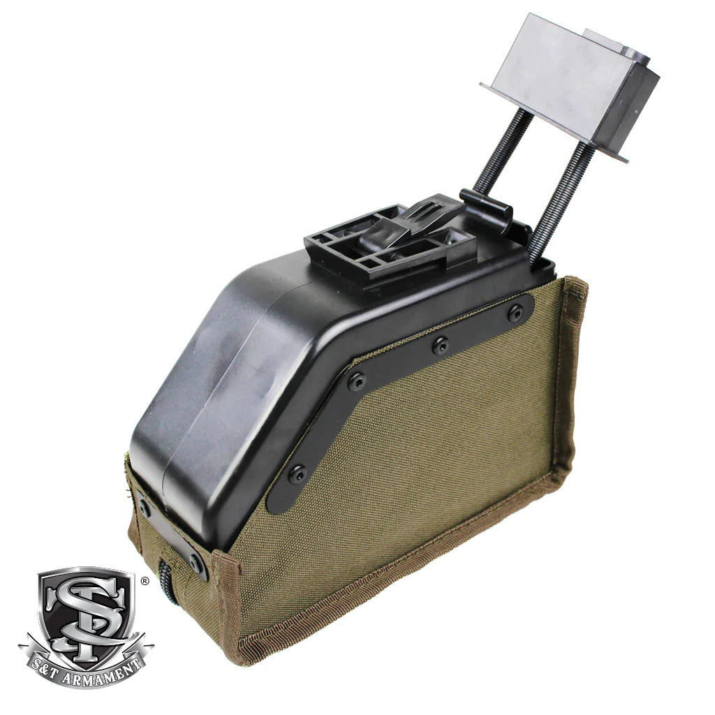 S&T MK46 Sports Line AEG with Drum Magazine (Black - STAEG103MK46B)