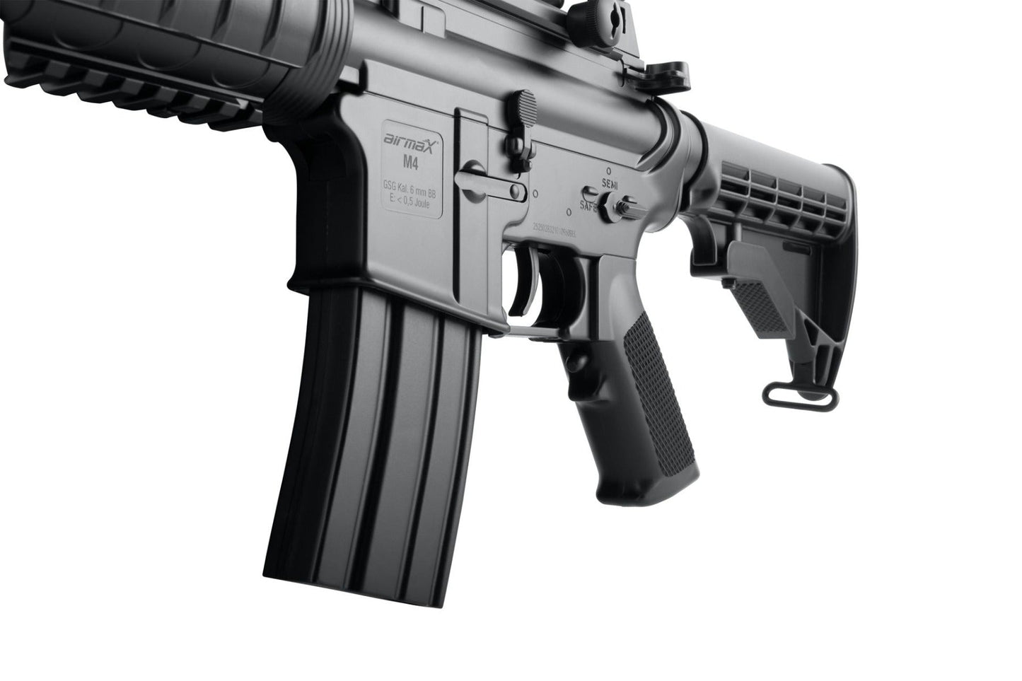 airmaX M4 LPAEG M4 (with Mock Scope, Grip, Silencer, Battery and Charger)