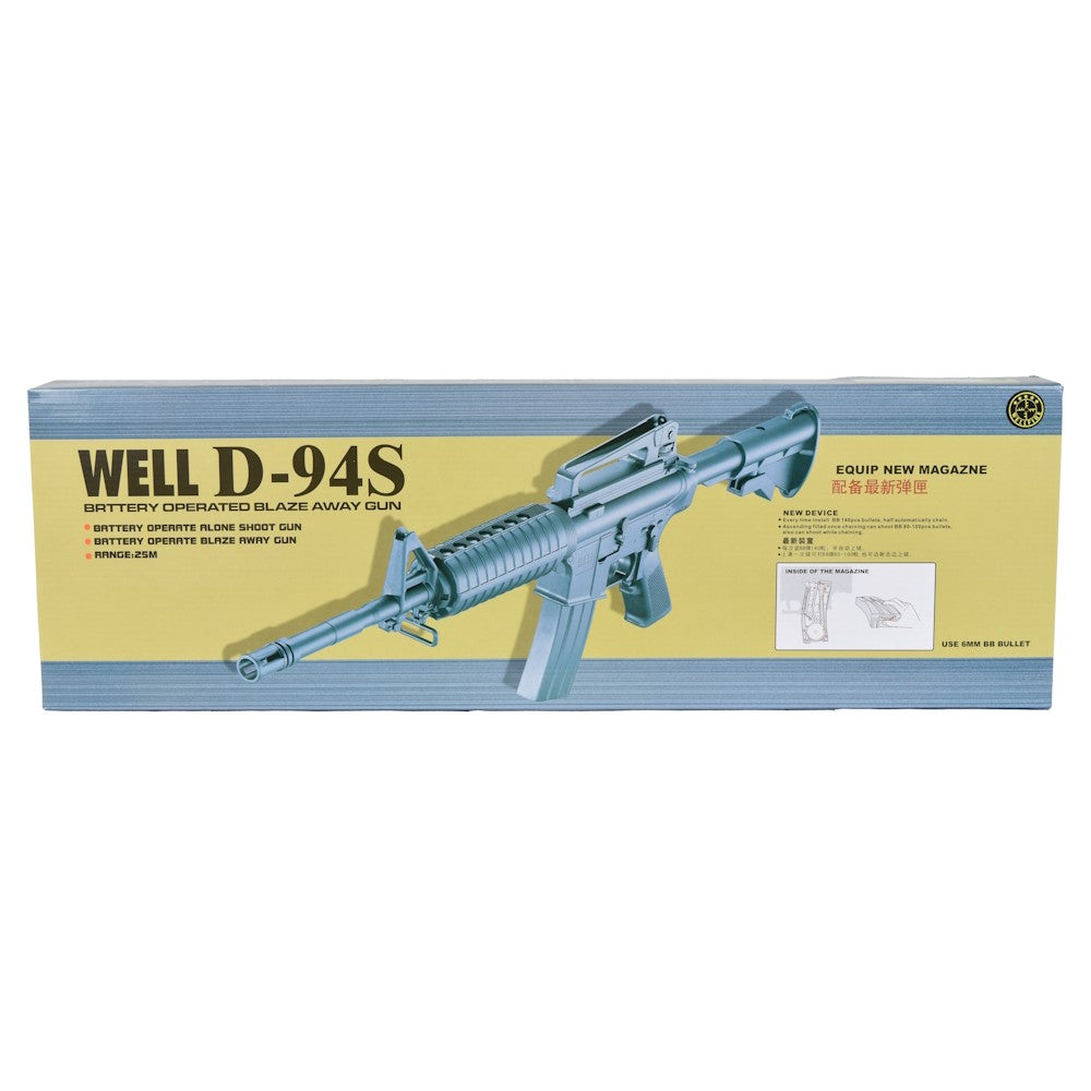 Well D94 AEG ABS (with NiMH Battery and Charger - Black)