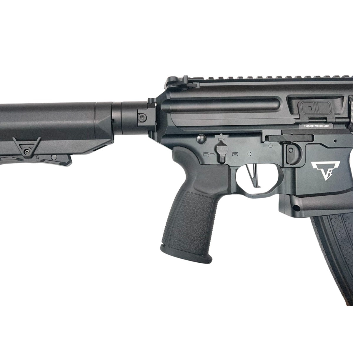 Stratos X MPX-K JW3 Style Gas Blowback Rifle (Faux Carbon Fibre - STR-MX-05 - VFC Compatible - Long - 16.0)