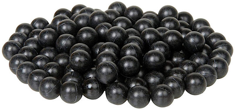 Hwasan .68 Rubber Paintball - 3.00g - 100pcs - Black