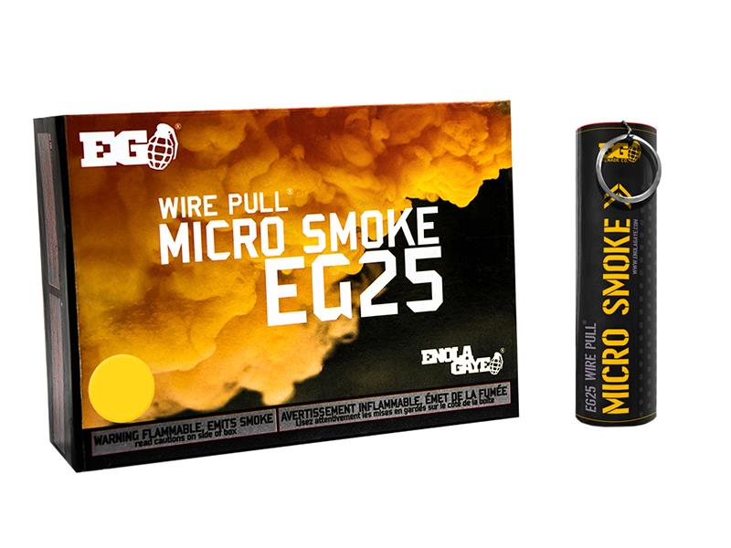 Enola Gaye EG25 Wire Pull Micro Smoke Grenade (EG25Y - Yellow)