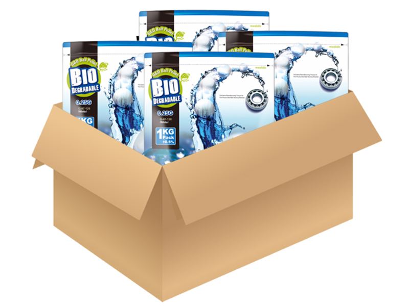 G&G Competition Grade Bio. 0.25g BB's (4000 - 1 Kilo) (G-07-126) (1 Carton = 12 Bags)