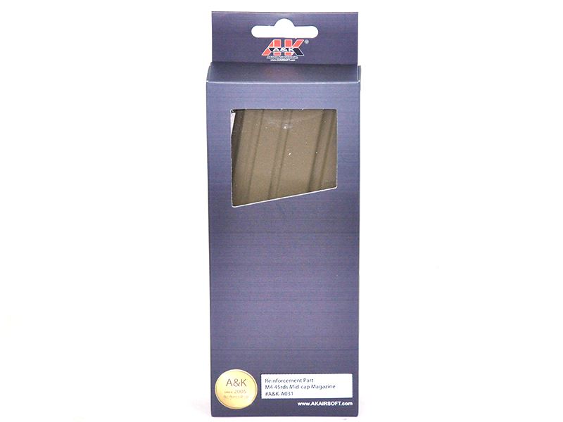 A&K M4 Magazine (ABS - 45 Rounds - Tan- A031-TAN)