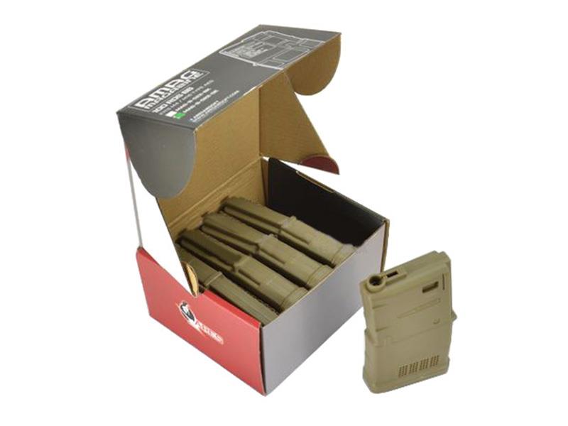 Ares M4 AMAG AEG Magazine (5pcs Box Set - 100 Rounds - Tan - MAG-B-022-DE)