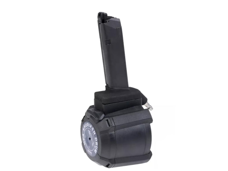 Saigo Defense by Apex HPA 17 Series Drum Magazine (1000 Rounds - Black)