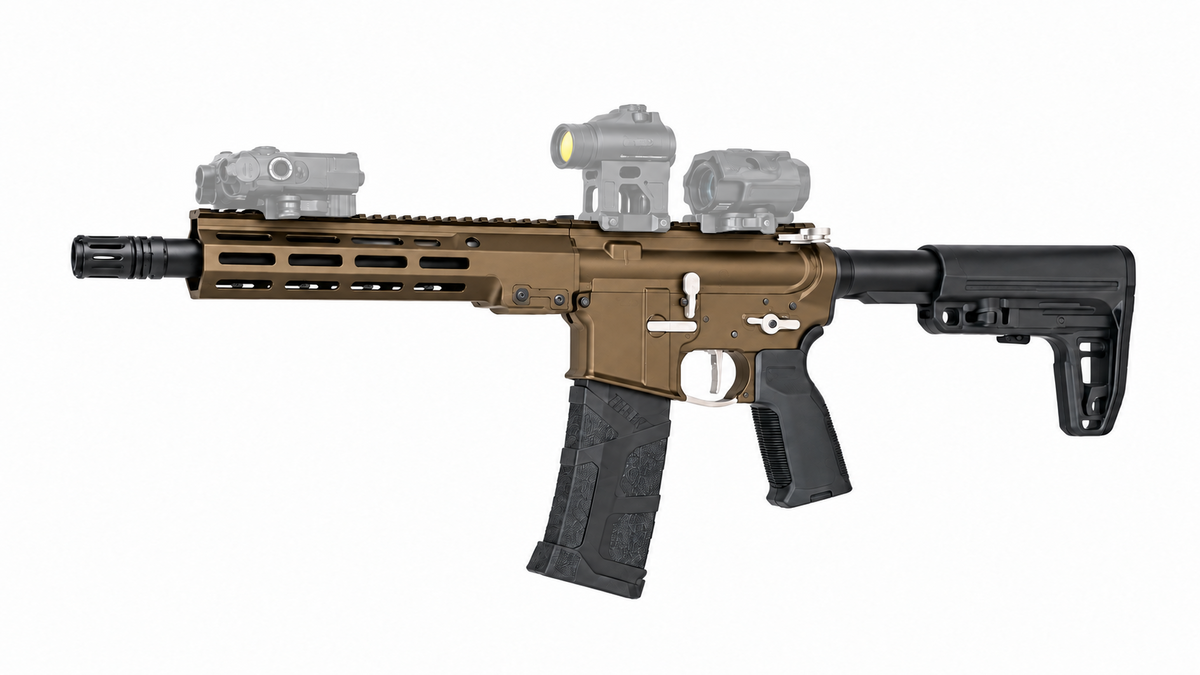 Ace 1 Arms HPA AR/M4 Airsoft Rifle (ETU - CNC - RS/GBBR Dimensions - Bronze)