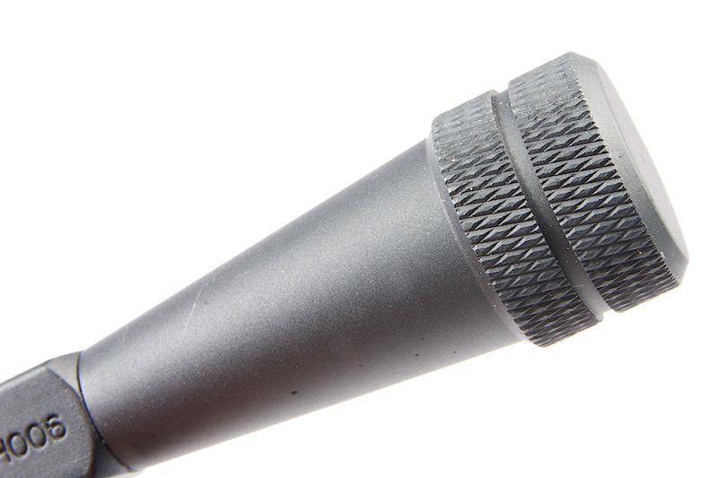 ARES Amoeba Striker Low-Profile Zinc Alloy CNC Cocking Handle (Type E) - Matte Gray (GS-CH-22)